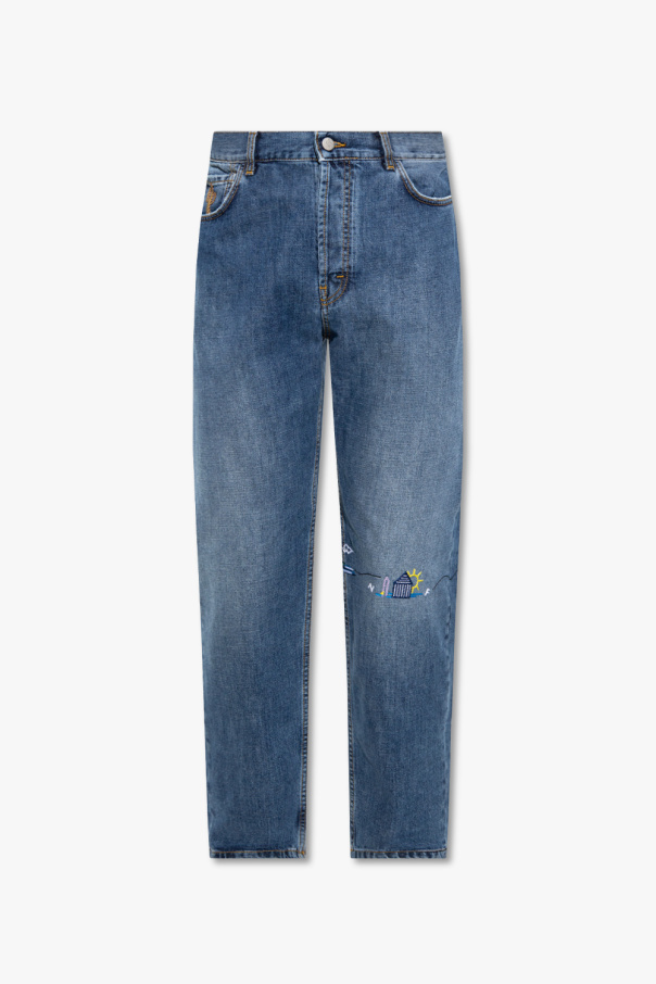 Michael kors embroidered clearance jeans